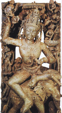 Бог Індра на слоні Айраваті